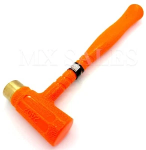 24 Unzen rückschlagfreier Hammer Messingkopf Dual Mehrzweckhammer PVC geformter Kopf - Bild 1 von 1
