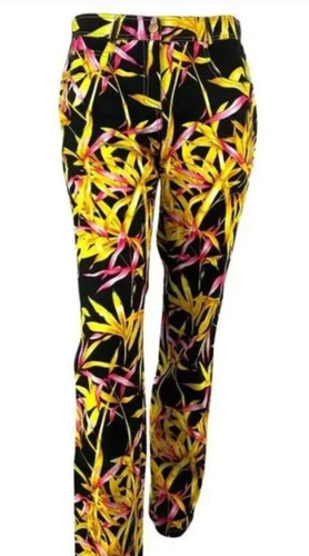 Taglia 8 Pantaloni Gianni Versace Couture Jungle SS 2000.