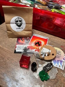 Rough n' Rugged: Resin Mystery Bags - Dice, Trinkets, Keychains, + Stickers - Picture 1 of 10