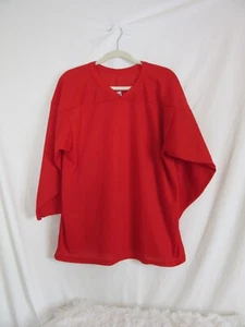 CCM Adult Medium Hockey Practice Jersey Solid Red - Picture 1 of 5