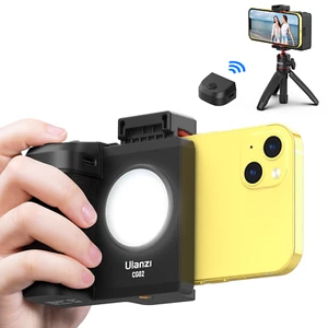 Ulanzi CG-02 Smartphone Caméra Obturateur Poignée Bluetooth avec Lumière de Remplissage - Photo 1 sur 8