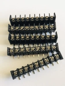 5pc DECA PCB Barrier Terminal Block T14-BO31-09P 0.374" 9.5mm 20A 300V UL - Picture 1 of 4
