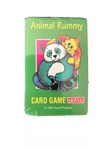 SEALED 1995 Hoyle Animal Rummy Card Game - Picture 1 of 3