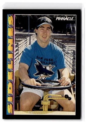 Pinnacle Canadian Pat Falloon #238 San Jose Sharks 1992-93 Foto 1 de 2