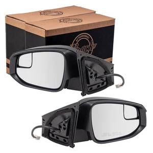 Pair Power Side Mirrors Heated Signal Spotter Glass for 16-18 Toyota RAV4 USA - Picture 1 of 9