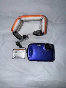 Fujifilm FinePix Z33WP 10MP Waterproof Camera Blue + Battery Charger SD 2GB - Picture 1 of 6