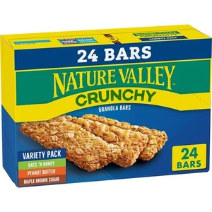 Nature Valley Crunchy Granola Bars, Variety Pack, 24 12 Count (Pack of 1) - Picture 1 of 8
