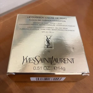 YSL Yves Saint Laurent Fusion Ink Cushion Foundation Compact 14g Shade 70 BNIB - Picture 1 of 4