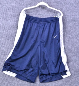 Herren Nike Lange Basketball Shorts Gr. XL Silber Gold Navy - Bild 1 von 15