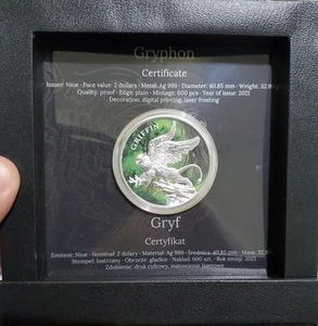 Griffin .999 Fine Fine Silver 2021 Limited Mintage of 600 - Bild 1 von 5