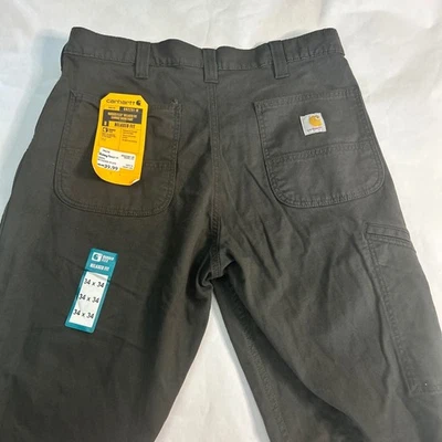 Carhartt Rugged Flex Relaxed Fit Canvas Work Pants BN2291-M Mens 34x34 - Image 1 of 4