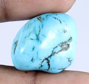 Natürlicher Arizona blauer Türkis 61,20 ct Edelstein grobes Exemplar Glück Geschenk - Bild 1 von 6