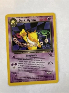 * Pokemon Dark Hypno 26/82 Team Rocket Pokemon 1999 Vintage WoTC TCG - Picture 1 of 10