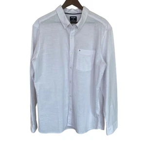 Hurley weißes Langarm Button Down Hemd - XL - Bild 1 von 4