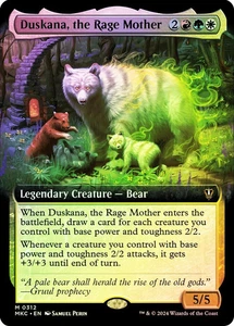 MTG FOIL Duskana, the Rage Mother Extended Art  - Murders at Karlov Manor - Picture 1 of 1