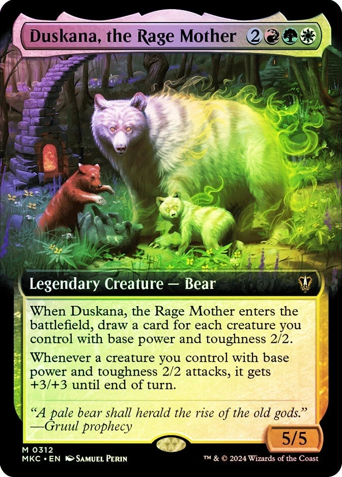 MTG FOIL Duskana, the Rage Mother Extended Art  - Murders at Karlov Manor - Image 1 of 1