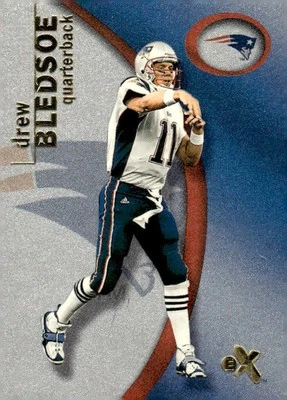 2001 Fleer E-X #56 Drew Bledsoe - New England Patriots - Image 1 of 2