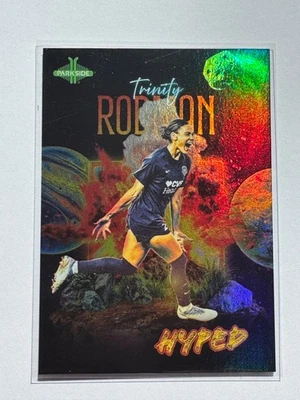 Trinity Rodman 2025 Parkside NWSL Vol 1 Hyped Insert Washington Spirit #H14 w - Image 1 of 2