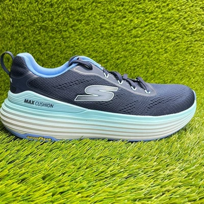 Zapatillas deportivas Skechers Max con suspensión acolchada para mujer talla 9,5 azules Foto 1 de 4