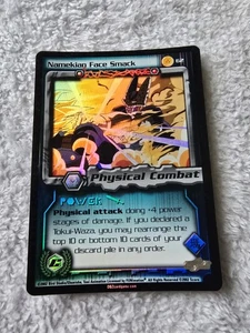 DBZ Dragon Ball Z FOIL Namekian Face Smack 62 CCG Unlimited Cell Games Saga MP  - Picture 1 of 5