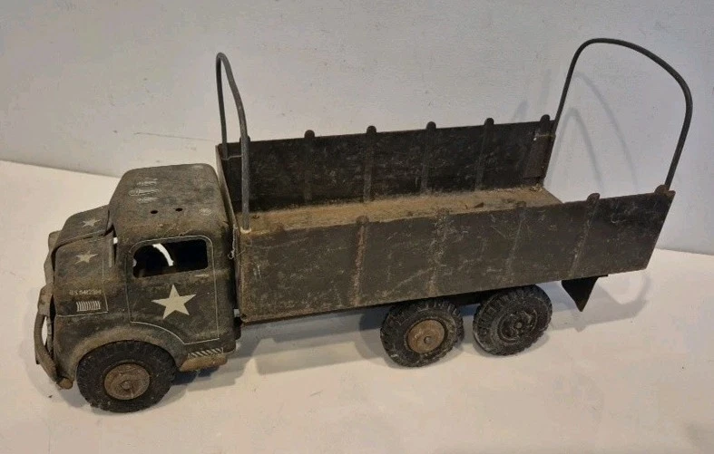 Marx Army Toys In Vintage Manufacture Diecast Cars, Trucks & Vans