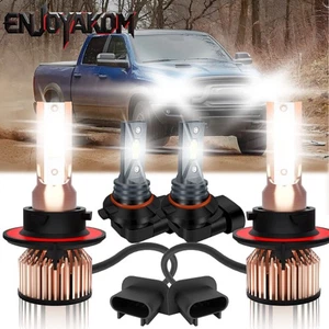 Kit de faros LED bombillas antiniebla de haz alto bajo para Ram 4500 5500 2008-2012 - Imagen 1 de 11