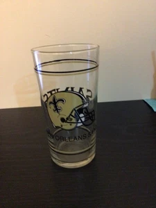 Vintage New Orleans Saints Trinkglas - Bild 1 von 2