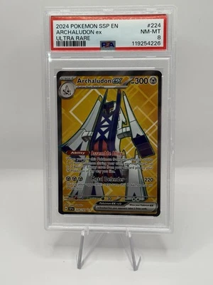 Archaludon ex 224/191 - SV08: Surging Sparks Ultra Rare Pokemon TCG PSA 8 - Image 1 of 2