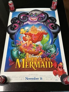 Vintage 1997 Disney Movie Poster - The Little Mermaid - DS One Sheet - Picture 1 of 8