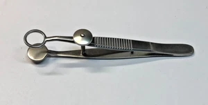 Jarit 355-300 Lambert Chalazion Pinzette, gefenestriert, 3-5/8" - Bild 1 von 5