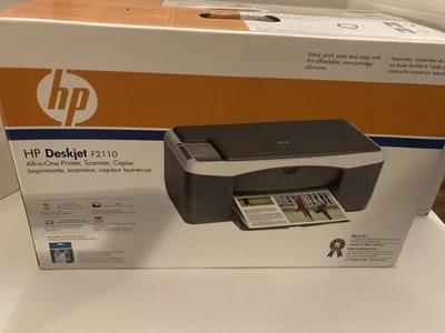 HP DeskJet F2110 All-In-One Inkjet Printer. New Sealed Never Opened - Image 1 of 4