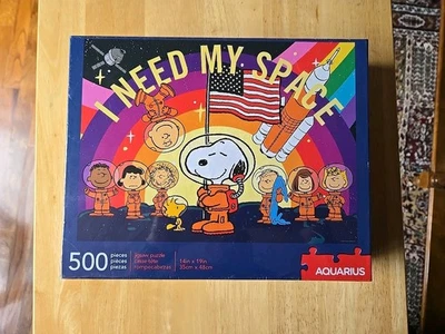 PEANUTS GANG I Need My Space - 500pc Jigsaw Puzzle Snoopy Charlie Brown - Image 1 of 3