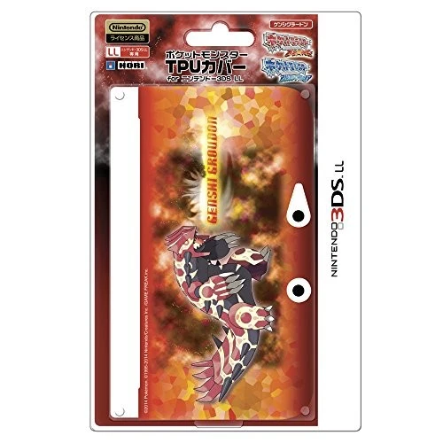[Compatible with 3DS LL] Pokemon TPU Cover for Nintendo 3DS LL Primal Groudon - Image 1 of 2