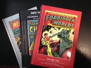 Lote de 3 libros, Web of Evil, Forbidden Worlds, Chamber of Chills. - Imagen 1 de 3