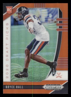 2020 Panini Prizm Draft Picks Prizms Orange #170 Bryce Hall - Image 1 of 2
