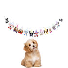  Geburtstags-hängende Flagge Kindergeburtstagsdekoration Hund
