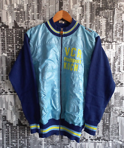 Vintage 80's SMS Santini Winter Wool Cycling Jersey Renault Blue/Navy Mint