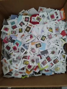 250 Used forever USA Stamps on paper - No Flags Picked from large box - Picture 1 of 4