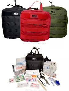 ELITE FIRST AID GP IFAK Kit LVL-1 FULLY-STOCKED Medic Trauma EMS Camp Hike Hunt - Picture 1 of 6