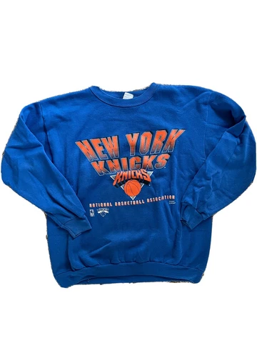 Vintage New York Knicks NBA Mens Pullover Sweater Size X-Large XL Cover
