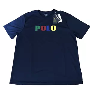 Polo Sport Ralph Lauren Performance TShirt Spell Out feuchtigkeitsableitend Large neu mit Etikett - Bild 1 von 12