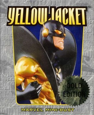 YELLOW JACKET GOLD mini bust~Ant-Man movie~Bowen Designs~Avengers~statue~NIB - Image 1 of 2