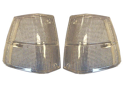 Volvo 240 All Clear Turn Signal Lens for European Models Only. Left & Right PAIR - Image 1 of 2