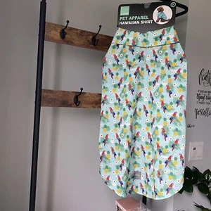 Fuzzyard pet apparel Hawaiian camp shirt size 7 (27.2 to 28.3 inches length) NEW - Picture 1 of 7