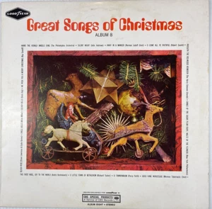 Great Songs of Christmas Album 8 Goodyear Collectable Record. 12" 33RPM - Picture 1 of 6