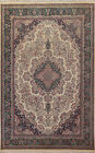 Barwnik warzywny Kashaan Wełna z kości słoniowej Dywan o dużej powierzchni 10x14 Ręcznie robiony dywan do salonu