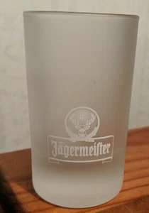 Jagermeister FROSTED 1 OZ Measuring  SHOT GLASS  - Picture 1 of 5
