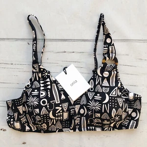 Onia Swim Bikini Oberteil L Claire Geo Tribal Print Festival Urlaub Boho Neu - Bild 1 von 9