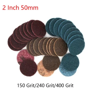2 Inch 50mm 3M Nylon Sand Disc 3M Sanding Disc Flocking Sheet 150/240/400 Grit - Picture 1 of 4