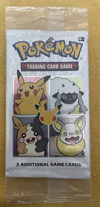 SIGILLATI 25° anniversario General Mills Pokemon Cereal 3 Carte Booster Pack - Foto 1 di 2